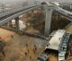 Steel box girders overturned in Nanjing